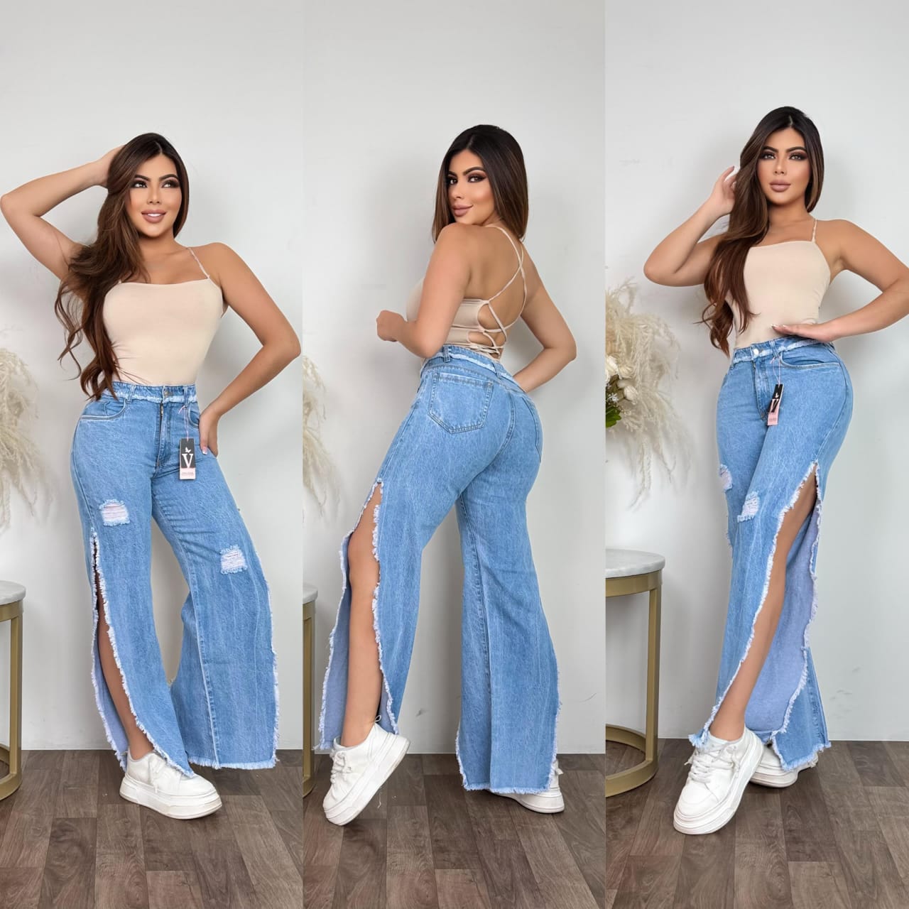 JEANS DESMECHADO