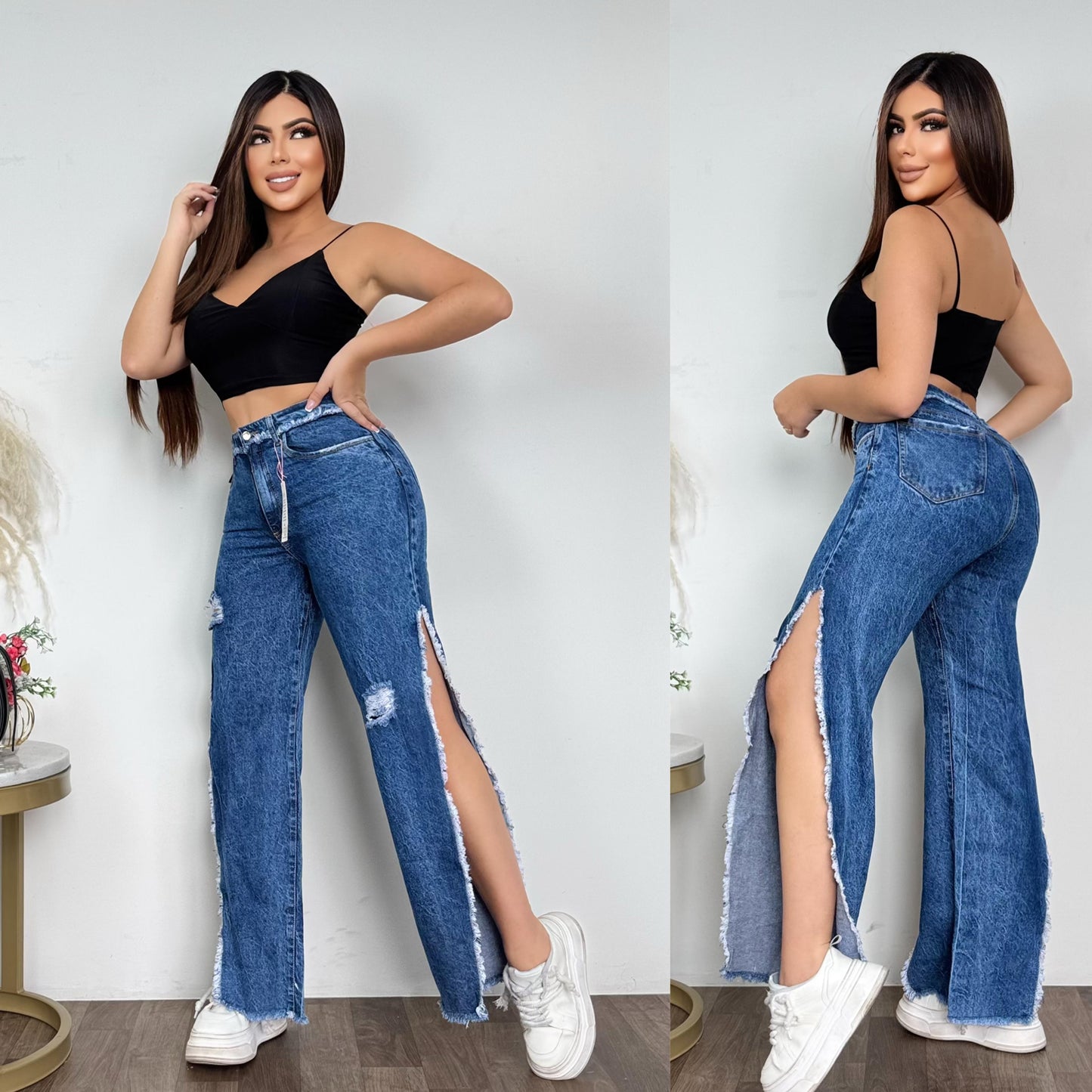 JEANS DESMECHADO